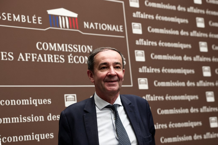 Bernard Fontana à Paris, le 30 avril 2025. ( AFP / THIBAUD MORITZ )