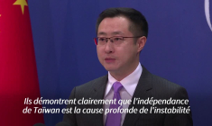Pékin qualifie le président taïwanais "d'instigateur de guerres" après un entretien avec l'AFP