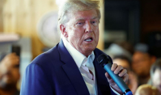 Donald Trump en campagne dans l'Iowa