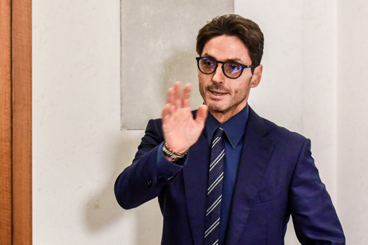 Pier Silvio Berlusconi à Milan, en Italie, le 10 janvier 2020. ( AFP / MIGUEL MEDINA )