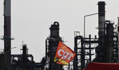 La raffinerie de Donges (illustration) ( AFP / Damien Meyer )