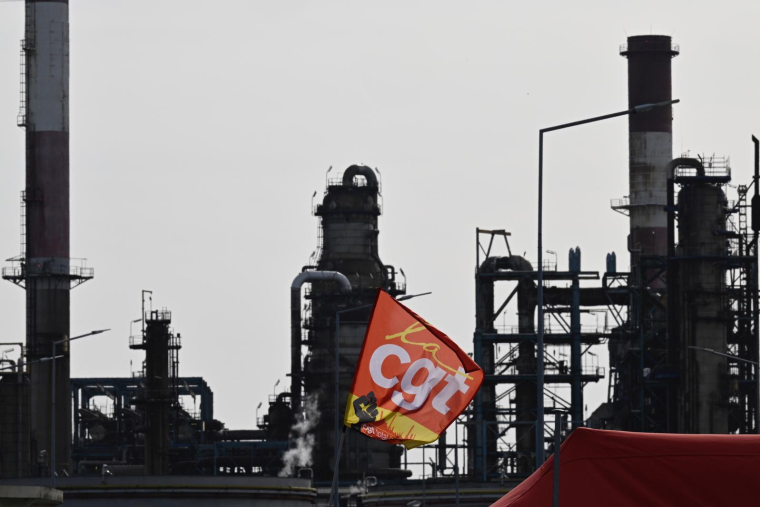 La raffinerie de Donges (illustration) ( AFP / Damien Meyer )