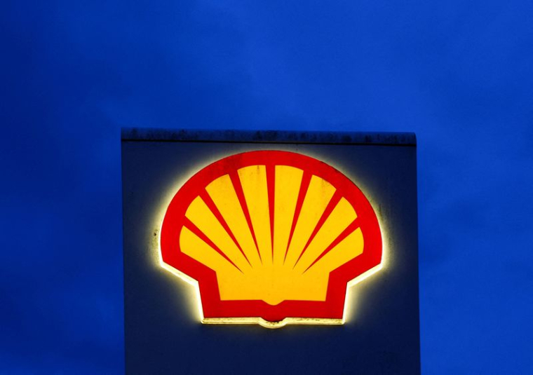Le logo de la compagnie pétrolière et gazière Shell