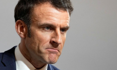 Le président Emmanuel Macron à Paris