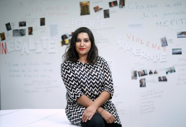 La journaliste Nassira El Moaddem, à Bondy (Seine-Saint-Denis), le 14 septembre 2016 ( AFP / Thomas SAMSON )