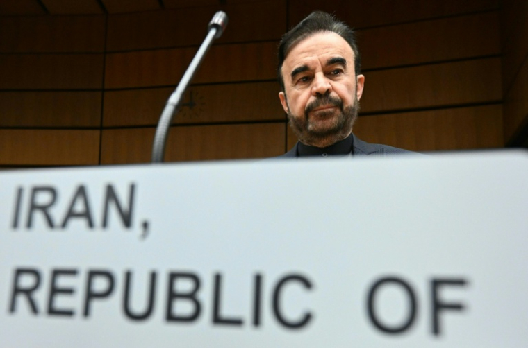 L'ambassadeur iranien auprès de l'Agence internationale de l'énergie atomique (AIEA), Reza Najafi à Vienne, Autriche, le 2 mars 2026 ( APA / HELMUT FOHRINGER )