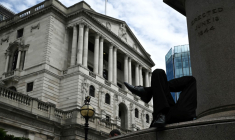 La Banque d'Angleterre, à Londres. ( AFP / BEN STANSALL )