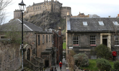 Le château d'Édimbourg, en Écosse