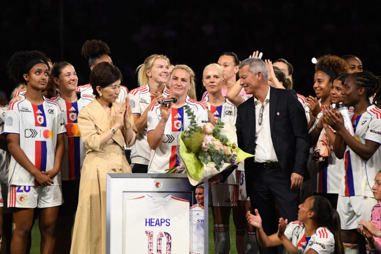 L’émotion de Lindsey Heaps après sa dernière avec OL Lyonnes