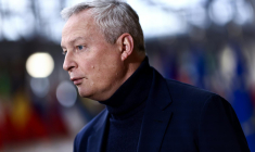 Bruno Le Maire, à Bruxelles, le 16 janvier 2023 ( AFP / Kenzo TRIBOUILLARD )