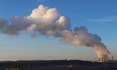 Une vue de la centrale de charbon du fournisseur allemand RWE, à Weisweiler
