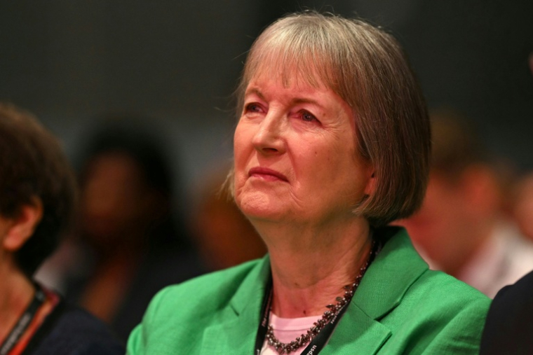 L'ancienne vice-présidente du Parti travailliste, Harriet Harman, à Liverpool, en Angleterre, le 22 septembre 2024 ( AFP / Oli SCARFF )
