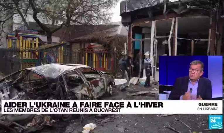 Aider l'Ukraine à faire face à l'hiver : les membres de l'Otan réunis à Bucarest