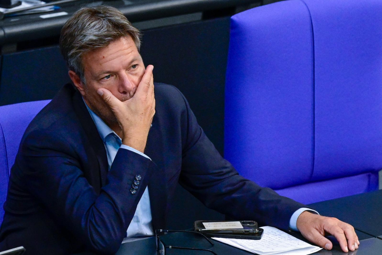 Robert Habeck, le 22 septembre 2022, à Berlin ( AFP / John MACDOUGALL )