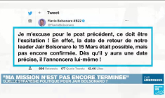 "Ma mission n'est pas encore terminée" : Jair Bolsonaro sème le doute sur son retour en politique