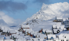 Le village de Nuuk, au Groenland. (illustration) ( AFP / ODD ANDERSEN )