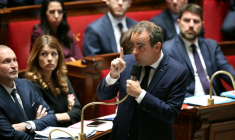 Le Premier ministre Sébastien Lecornu lors des questions au gouvernement à l'Assemblée nationale, le 9 juin 2026 à Paris ( AFP / SIMON WOHLFAHRT )