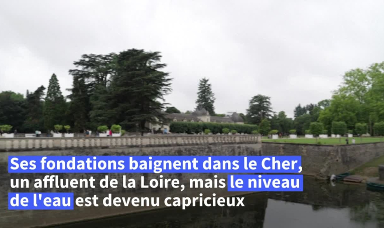 Menacés par le dérèglement climatique, les châteaux de la Loire "naviguent à vue"