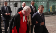 Le président français Emmanuel Macron visite l'abbaye de Westminster au Royaume-Uni