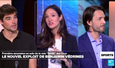 Alpinisme : Benjamin Védrines a signé un nouvel exploit en réussissant la première ascension en solo de la voie BASE aux Drus dans le massif du Mont-Blanc.