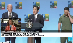 Sommet de l'Otan : la Russie est "fragile" militairement, selon Emmanuel Macron