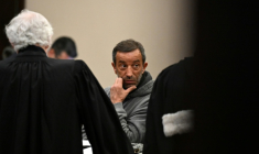 Le braqueur français Antonio Ferrara lors d'une audience à Bruxelles le 30 mars 2026  ( AFP / Nicolas TUCAT )