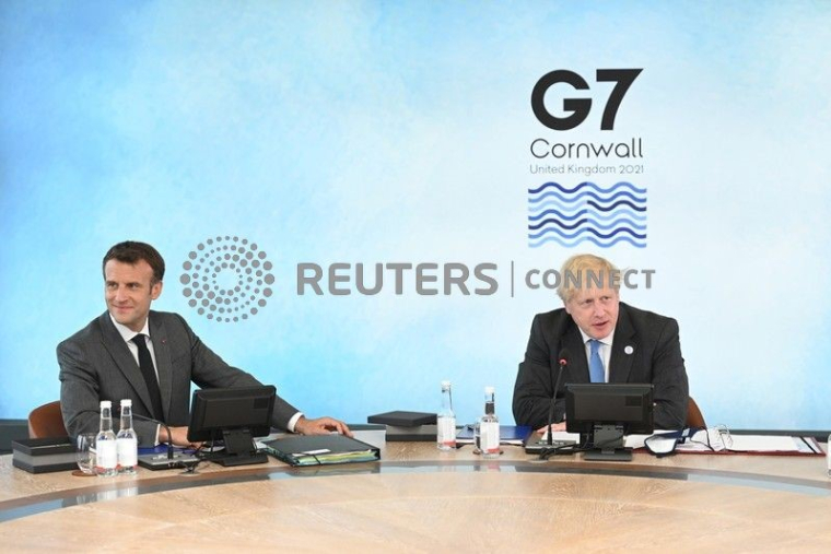 MACRON ET JOHNSON ONT EU UN VIF ÉCHANGE SUR L'IRLANDE DU NORD