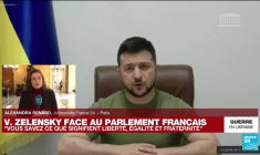 France : les députés et sénateurs touchés par le discours du président ukrainien devant le Parlement