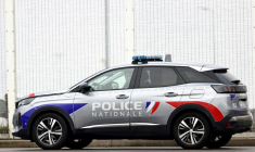 Véhicule de police, Calais le 23 octobre 2024. ( AFP / Sameer Al-Doumy )