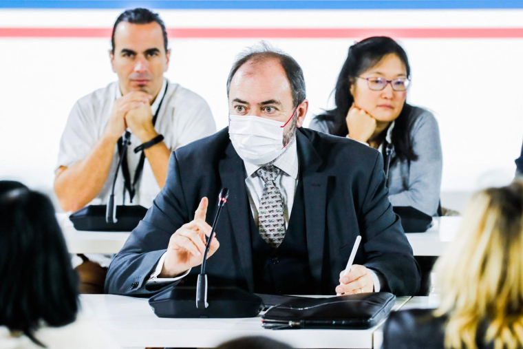 Le ministre de la Santé François Braun le 8 décembre. ( POOL / TERESA SUAREZ )