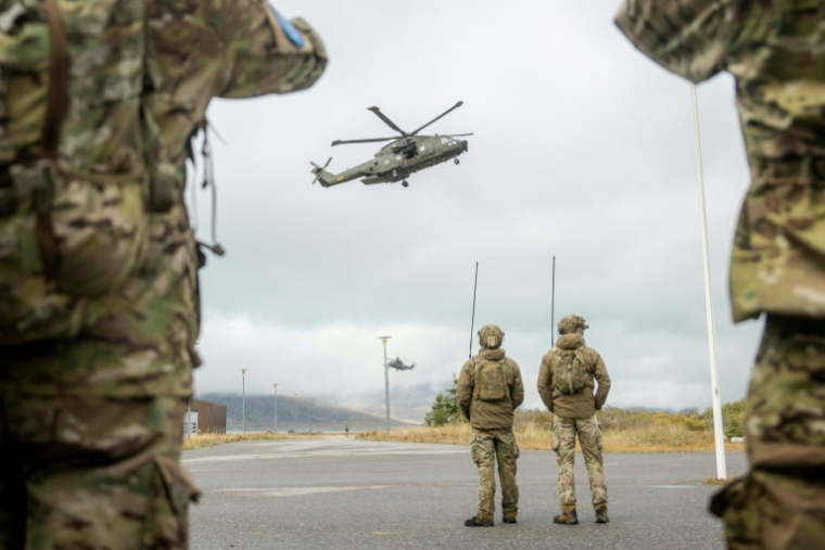 Exercice militaire de l’OTAN Arctic Shield 2026 à Narsarsuaq, au Groenland, le 9 septembre 2026 ( Ritzau Scanpix / Mads Claus Rasmussen )