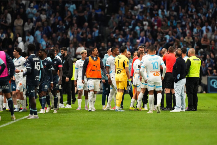 Le Havre-OM : le match interrompu en raison d'un mouvement de foule
