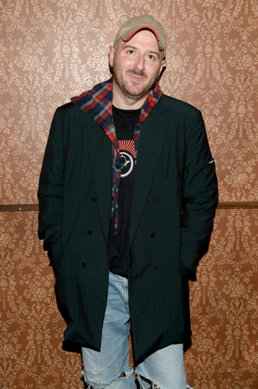 Le styliste géorgien Demna Gvasalia assiste à une conférence à New York, le 12 octobre 2017 ( GETTY IMAGES NORTH AMERICA / Dimitrios Kambouris )