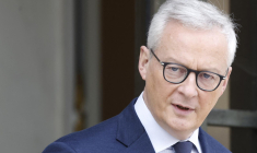 Le ministre de l'Économie Bruno Le Maire, le 8 novembre 2023 à Paris. ( AFP / LUDOVIC MARIN )