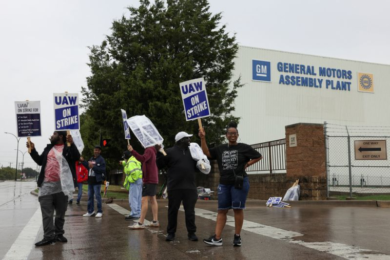 Grève dans une usine d'assemblage de GM à Arlington
