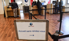 Dans une agence Pôle emploi de Montpellier, le 3 janvier 2019.  ( AFP / PASCAL GUYOT )