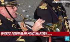Hommage national à Hubert Germain : la Marseillaise et le Chant des partisans entonnés au Mont-Valérien