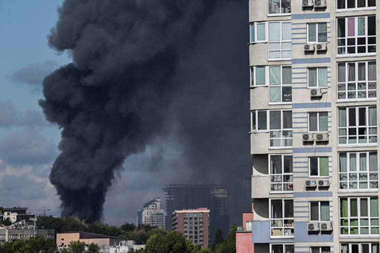 Kiev, le 23 septembre 2026. ( AFP / SERGEI SUPINSKY )