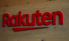 Photo d'archives du logo de Rakuten