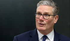 Le Premier ministre britannique Keir Starmer lors d'une visite au London South Bank Technical College à Londres, le 12 mai 2026 ( POOL / Toby Melville )