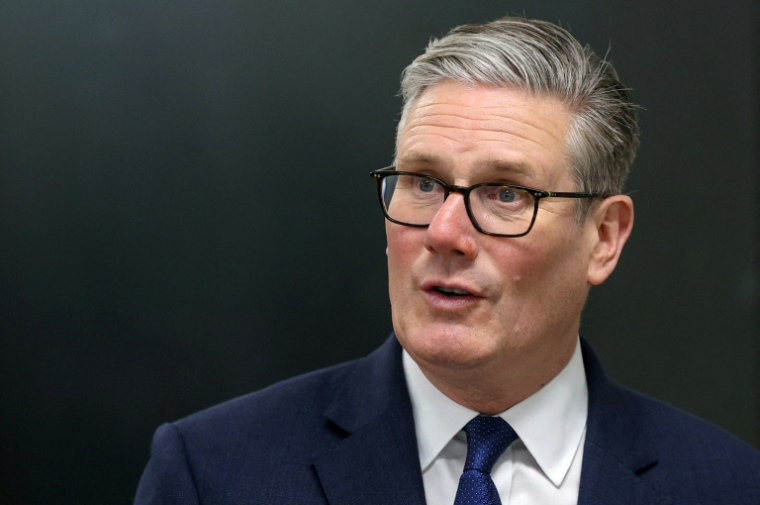 Le Premier ministre britannique Keir Starmer lors d'une visite au London South Bank Technical College à Londres, le 12 mai 2026 ( POOL / Toby Melville )