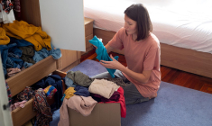 Les achats de textile représentent l’équivalent de 121 millions de tonnes de gaz à effet de serre ( crédit photo : Getty Images )