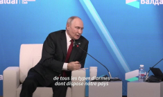 Poutine menace d'utiliser "tous les types d'armes" en cas d'attaque contre Kaliningrad