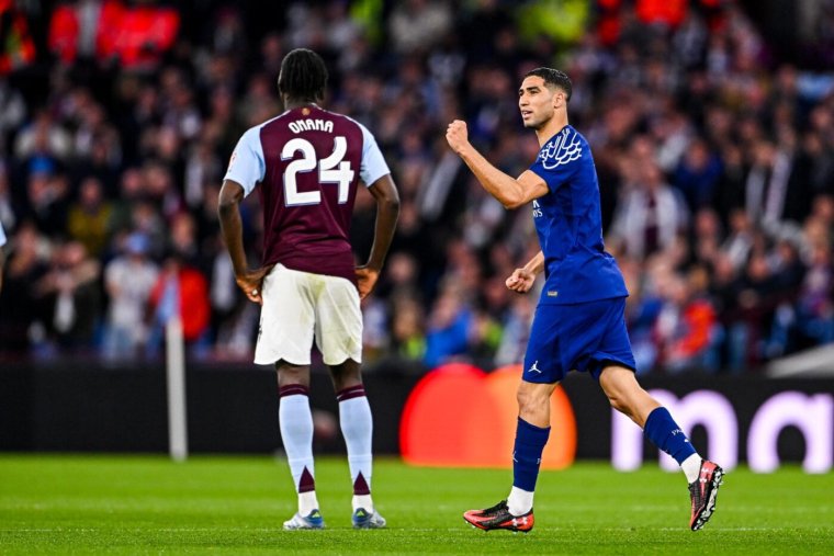 Achraf Hakimi et Nuno Mendes accentuent l’avantage du PSG contre Aston Villa
