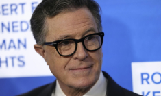 Le comédien américain Stephen Colbert, le 9 décembre 2025 à New York ( AFP / ANGELA WEISS )