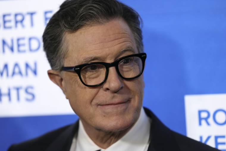 Le comédien américain Stephen Colbert, le 9 décembre 2025 à New York ( AFP / ANGELA WEISS )