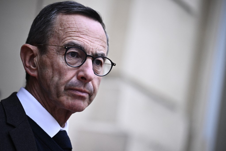 Bruno Retailleau à Paris, le 23 décembre 2024. ( POOL / JULIEN DE ROSA )