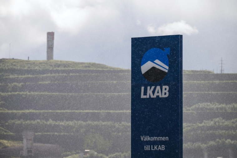La mine de fer de LKAB à Kiruna, dans le nord de la Suède, le 21 août 2025 ( AFP / Jonathan NACKSTRAND )
