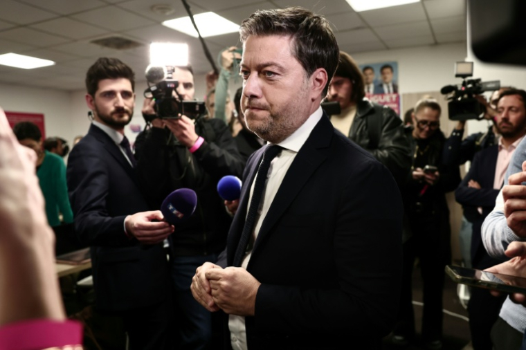 Benoît Payan, le 15 mars 2026, à Marseille ( AFP / Thibaud MORITZ )