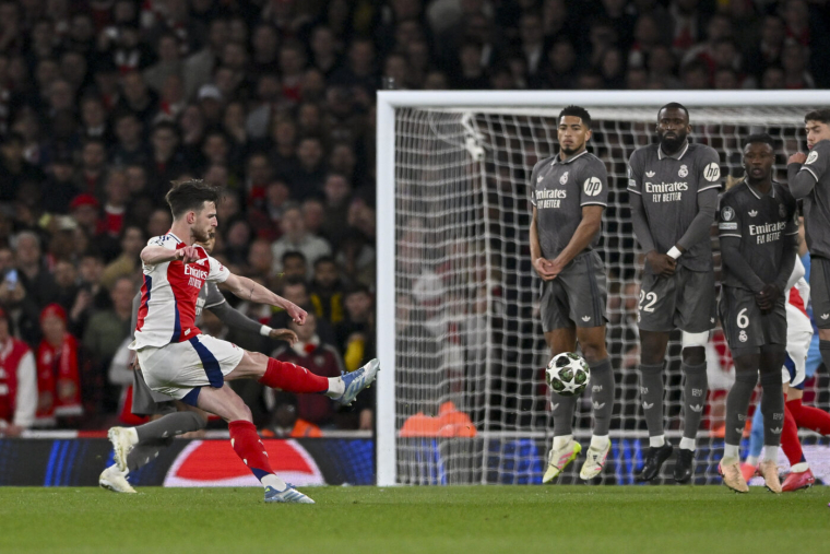 Arsenal et Declan Rice écrabouillent le Real Madrid